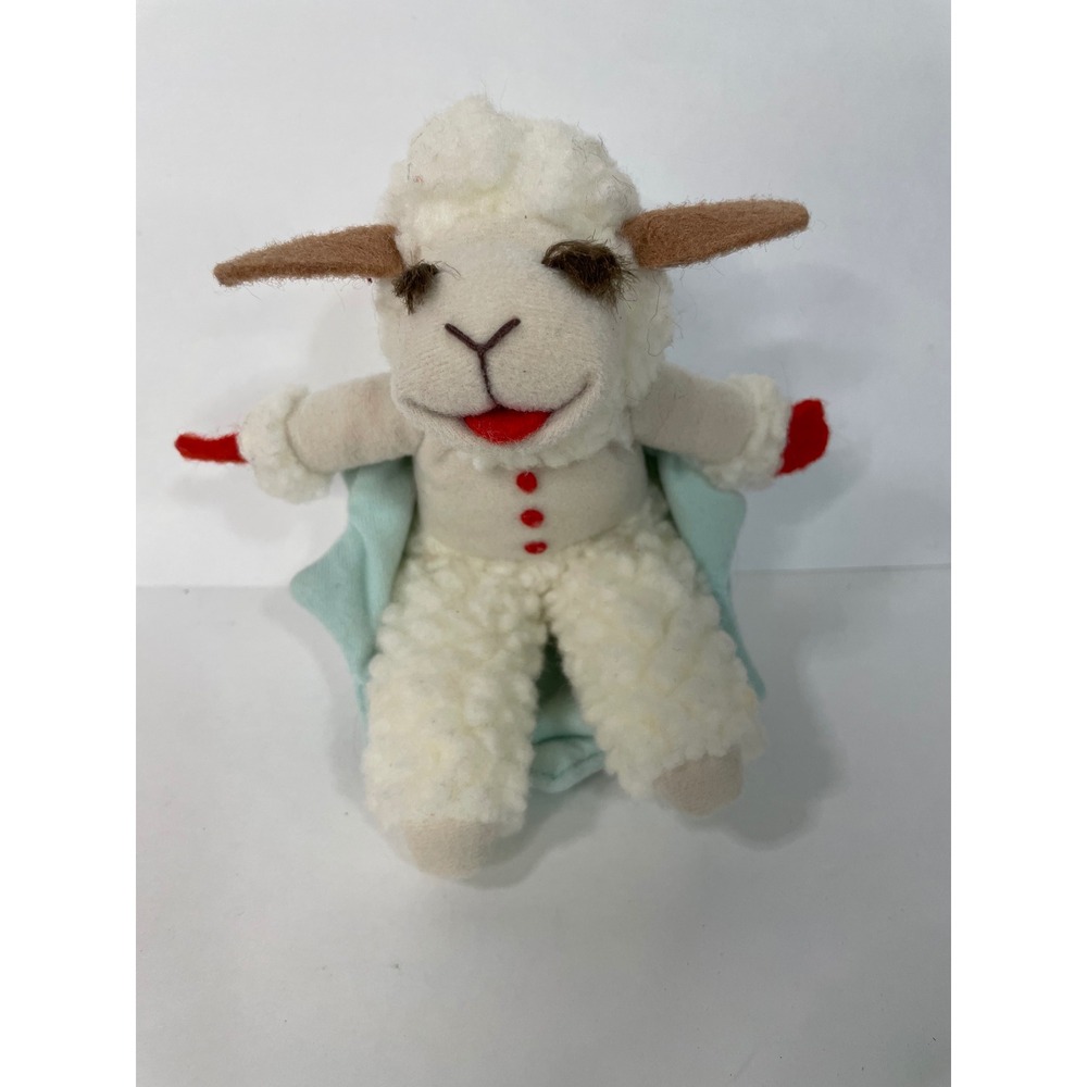 Lamb Chop Plush Small White Excellent Vintage‎ Shari Lewis Style